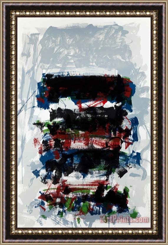 Joan Mitchell Champs (fields), 1990 Framed Painting