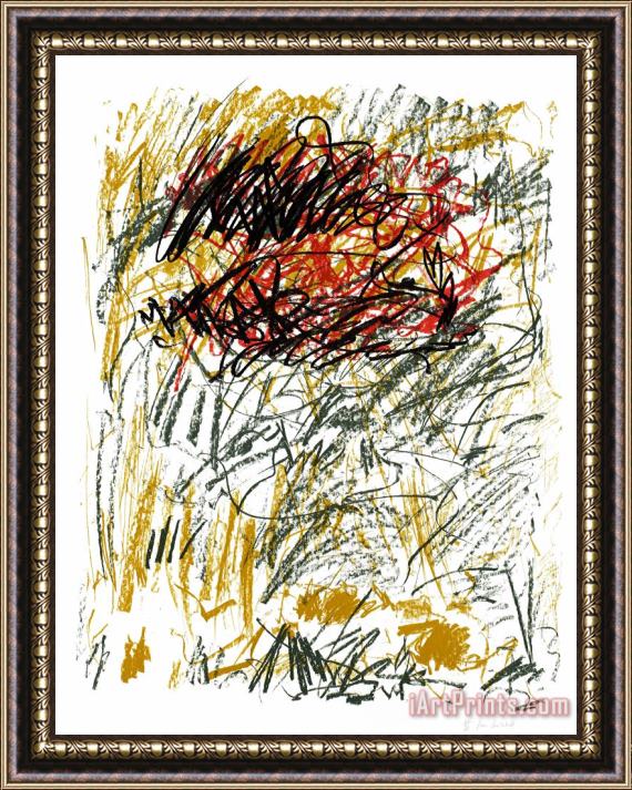 Joan Mitchell Flower III (from Bedford Series), 1981 Framed Painting