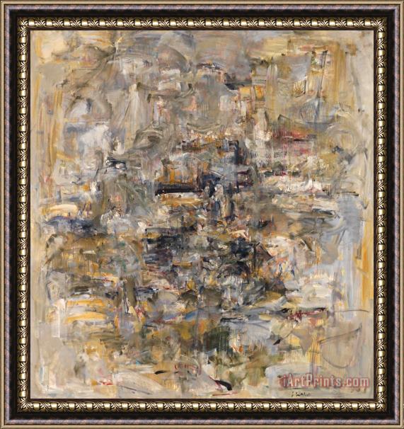 Joan Mitchell Number 12 Framed Painting