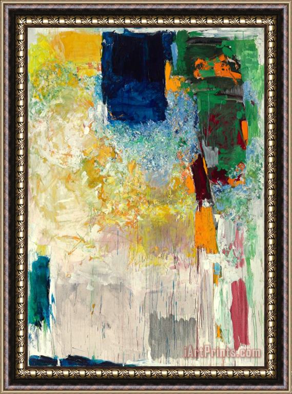 Joan Mitchell Salut Sally, 1970 Framed Painting