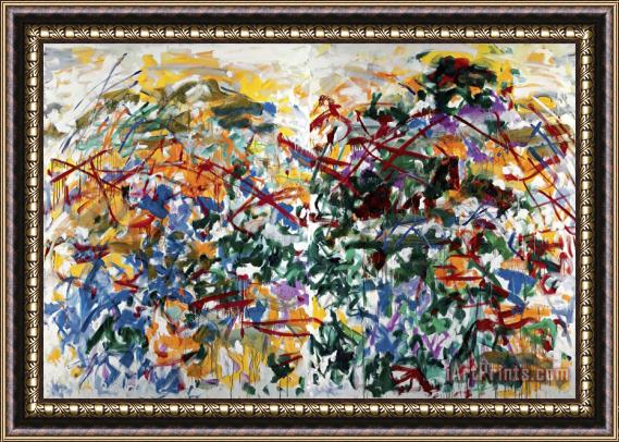 Joan Mitchell South, 1989 Framed Print