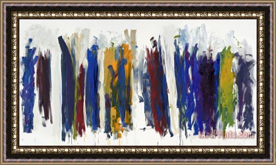 Joan Mitchell Trees, 1990 Framed Painting