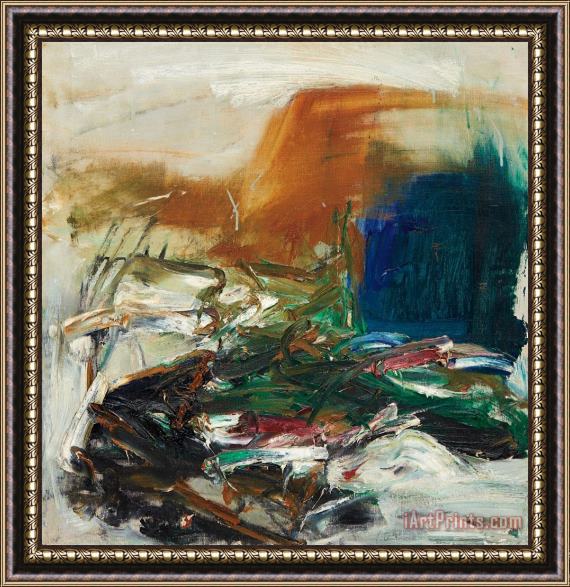Joan Mitchell Untitled, Ca. 1958 Framed Painting