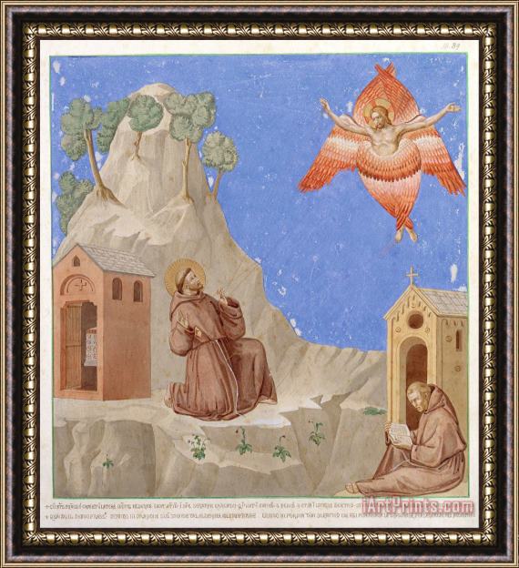 Johann Anton Ramboux The Stigmatisation of Saint Francis Framed Painting