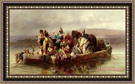 Johann Till The Ferry Framed Print