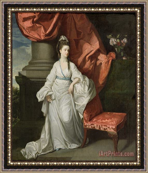 Johann Zoffany Lady Grant - Wife of Sir James Grant Framed Print