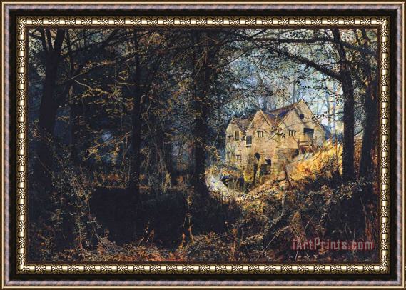 John Atkinson Grimshaw Autumn Glory Framed Painting