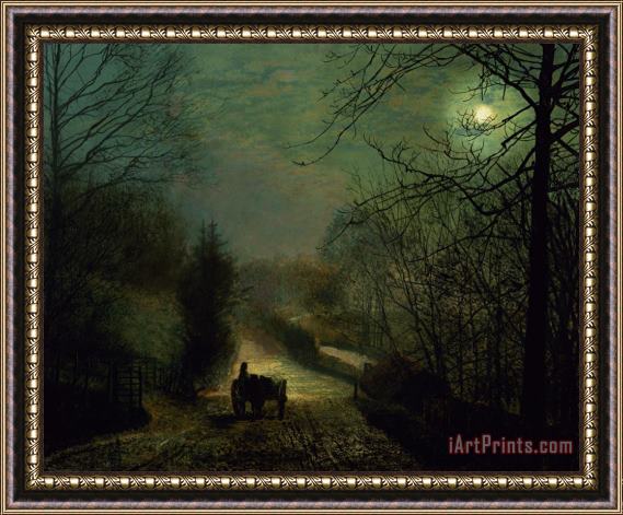 John Atkinson Grimshaw Forge Valley Framed Painting