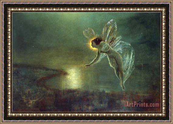 John Atkinson Grimshaw Spirit of The Night 1879 Framed Print