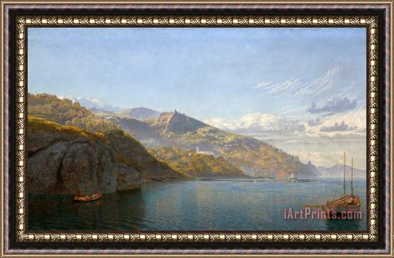 John Brett Massa, Bay of Naples Framed Painting