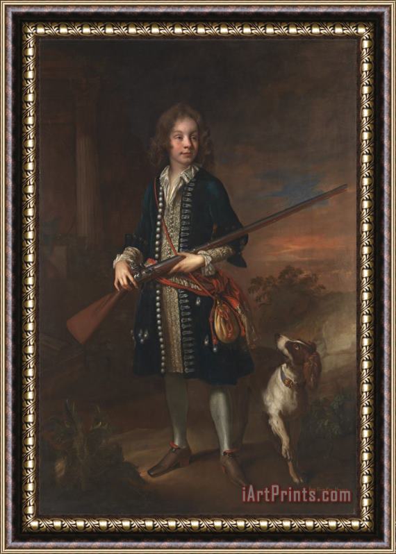 John Closterman John Poulett, 1st Earl Poulett Framed Painting