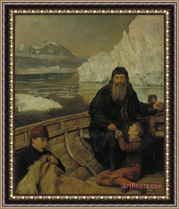 John Collier The Last Voyage of Henry Hudson Framed Painting