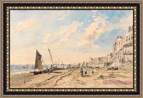 John Constable Brighton Beach Looking West Framed Painting
