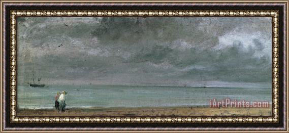 John Constable Brighton Beach Framed Print