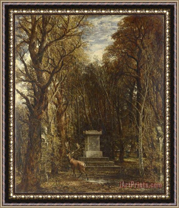 John Constable Cenotaph to The Memory of Sir Joshua Reynolds Framed Painting