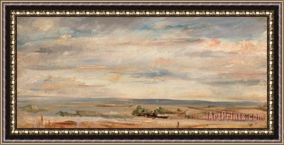 John Constable Cloud Study, Early Morning, Looking East From Hampstead Framed Painting