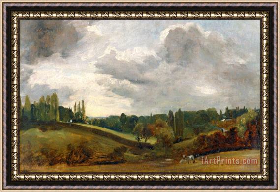 John Constable East Bergholt Framed Painting