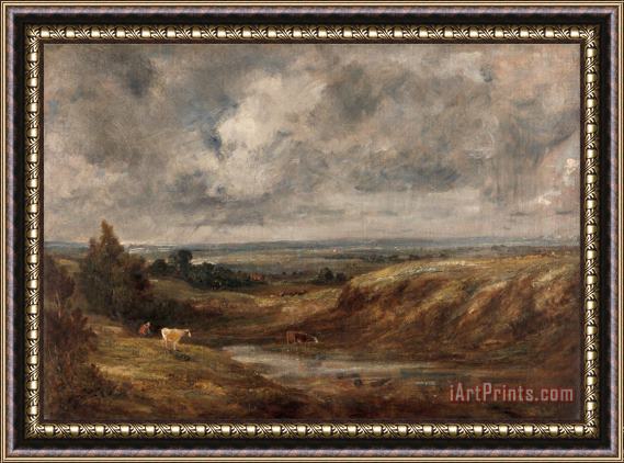 John Constable Hampstead Heath Framed Painting