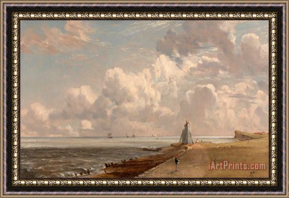 John Constable Harwich The Low Lighthouse And Beacon Hill Framed Print