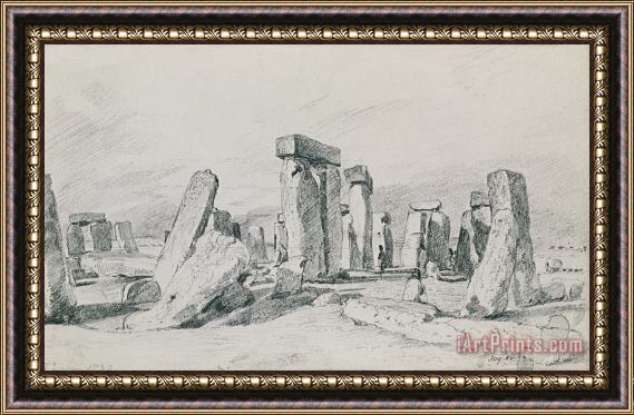 John Constable Stonehenge Wiltshire Framed Painting