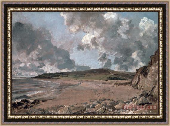 John Constable Weymouth Bay with Jordan Hill Framed Painting