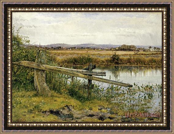 John Edward Newton The Riverside Framed Painting