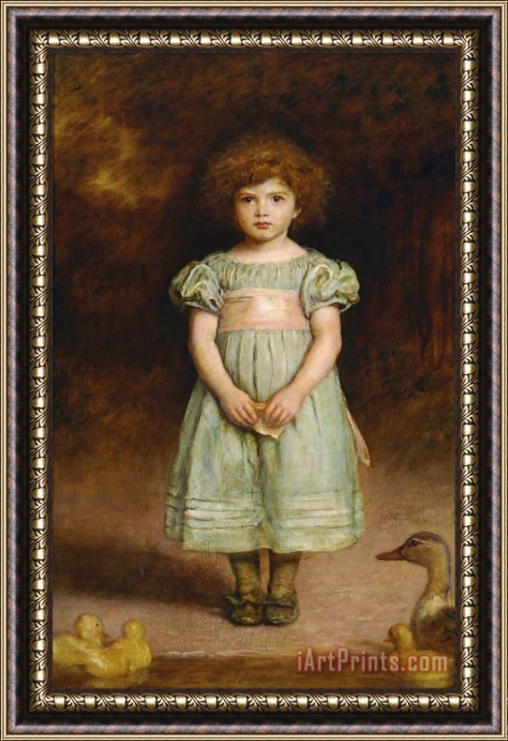 John Everett Millais Ducklings Framed Painting