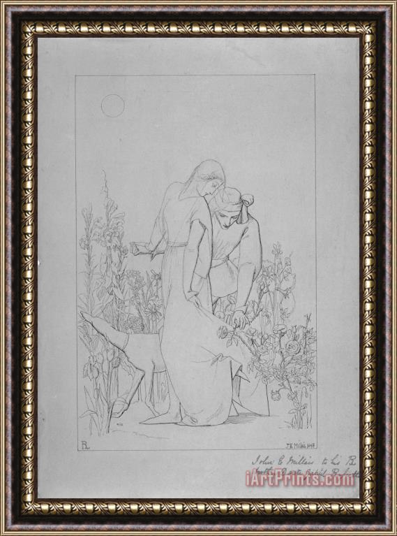 John Everett Millais My Beautiful Lady Framed Print