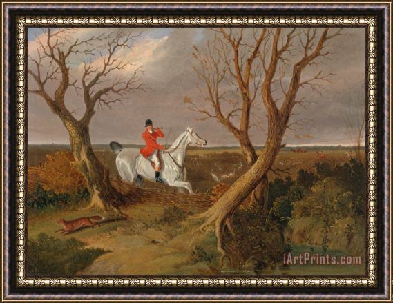 John Frederick Herring The Suffolk Hunt Gone Away Framed Painting