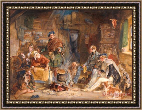 John Frederick Lewis Highland Hospitality Framed Painting