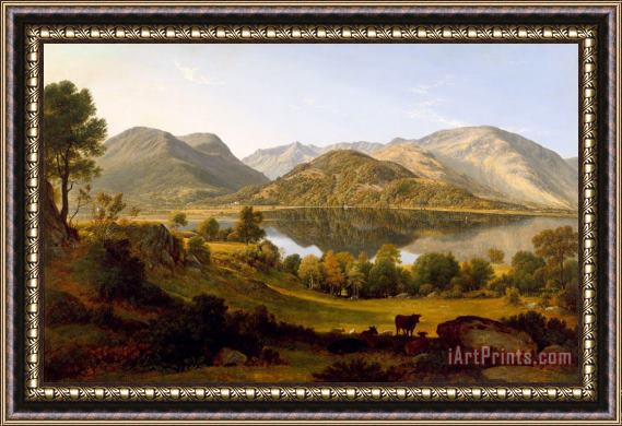 John Glover Ullswater, Early Morning Framed Painting
