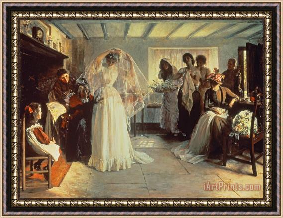 John Henry Frederick Bacon The Wedding Morning Framed Print
