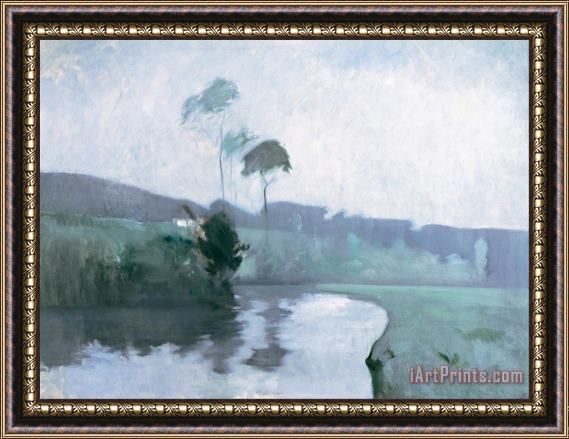 John Henry Twachtman Springtime Framed Painting