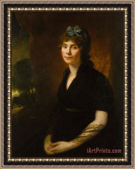 John Hoppner Portrait of a Lady Framed Print