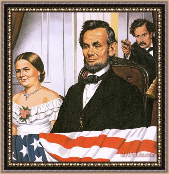 John Keay The Assassination of Abraham Lincoln Framed Painting