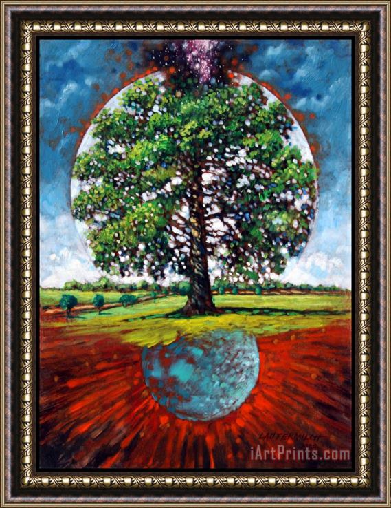 John Lautermilch Oak Roots Framed Painting