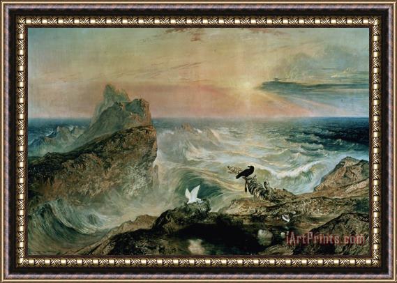 John Martin Assuaging of the Waters Framed Painting