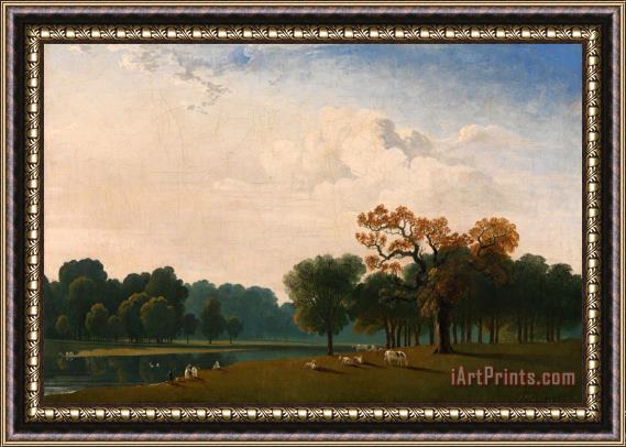 John Martin Kensington Gardens 2 Framed Painting