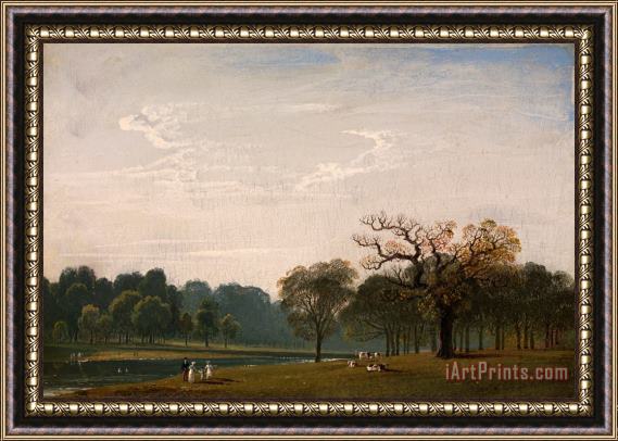 John Martin Kensington Gardens 3 Framed Painting