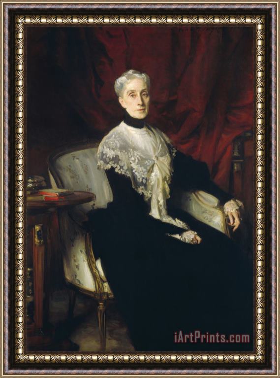 John Singer Sargent Ellen Peabody Endicott (mrs. William Crowninshield Endicott) Framed Print