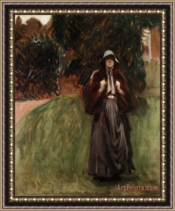 John Singer Sargent Portrait of Miss Clementina Anstruther Thomson Framed Print