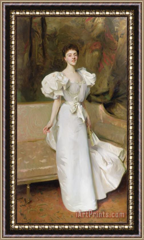 John Singer Sargent Portrait Of The Countess Of Clary Aldringen Framed Print