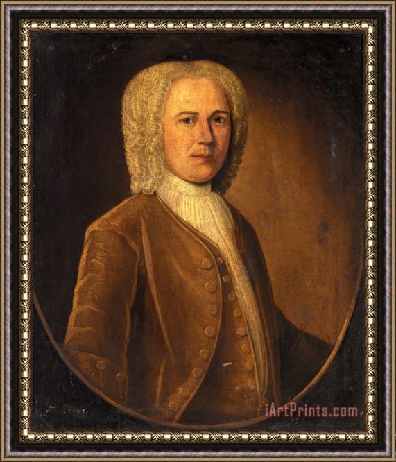 John Smibert A Member of The Livingston Family Framed Painting