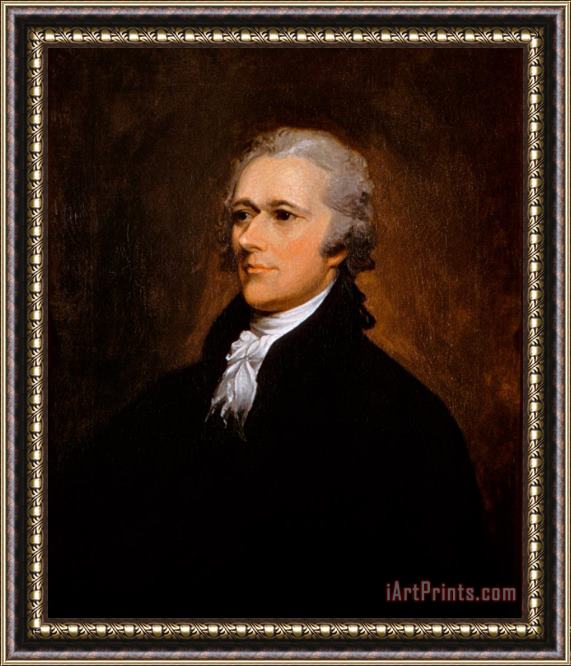 John Trumbull Alexander Hamilton Framed Painting