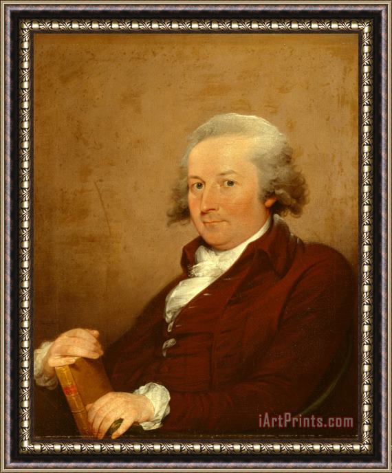 John Trumbull Self-Portrait Framed Painting