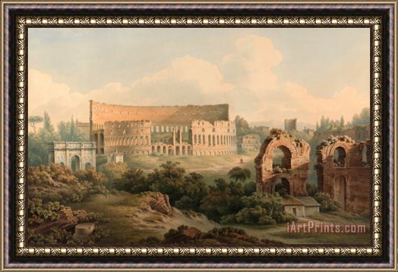 John Warwick Smith The Colosseum, Rome Framed Print
