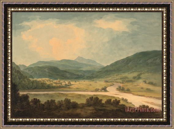 John Warwick Smith The River Tay And Tributary Framed Print