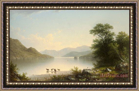 John William Casilear Lake George, 1860 Framed Print