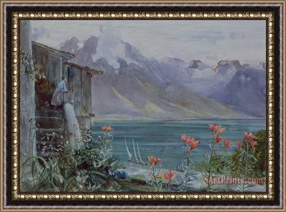 John William Inchbold Lake Geneva Framed Print