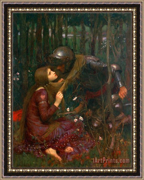 John William Waterhouse La Belle Dame Sans Merci 1893 Framed Painting